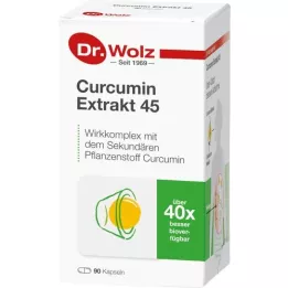CURCUMIN EXTRAKT 45 Dr.Wolz kapslar, 90 st