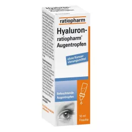 HYALURON-RATIOPHARM Ögondroppar, 10 ml