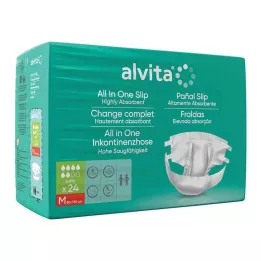 ALVITA Allt-i-ett inkontinensbyxor super medium dag, 24 st