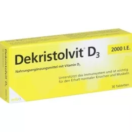DEKRISTOLVIT D3 2 000 I.U. tabletter, 30 st
