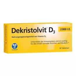 DEKRISTOLVIT D3 2 000 I.U. tabletter, 30 st