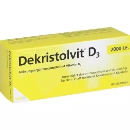DEKRISTOLVIT D3 2 000 I.U. tabletter, 60 st