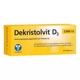 DEKRISTOLVIT D3 2 000 I.U. tabletter, 60 st