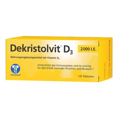 Dekristolvit D3 2 000 IE tabletter, 120 st Dekristolvit D3 2 000 IE tabletter, 120 st