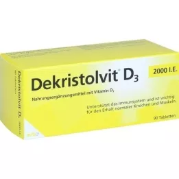DEKRISTOLVIT D3 2 000 I.U. tabletter, 90 st