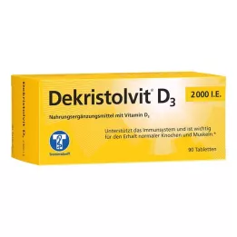 DEKRISTOLVIT D3 2 000 I.U. tabletter, 90 st