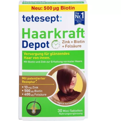 TETESEPT Hair Power Depot Filmdragerade tabletter, 30 st