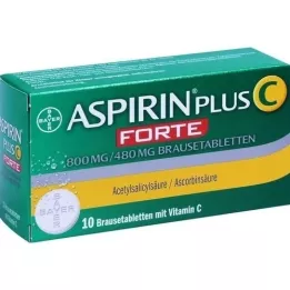 ASPIRIN plus C forte 800 mg/480 mg brustabletter, 10 st