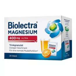 BIOLECTRA Magnesium 400 mg ultra Trinkgran.Orange, 20 st