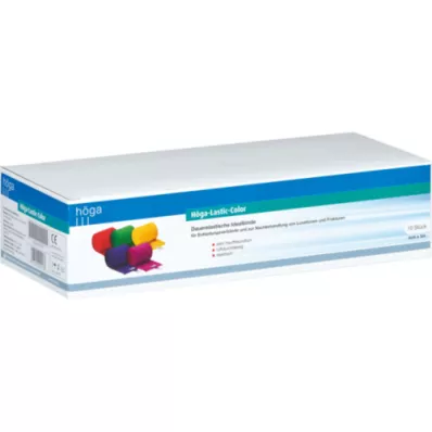 HÖGA-LASTIC Color Ideal Bandage 6 cmx5 m grön cellplast, 1 st