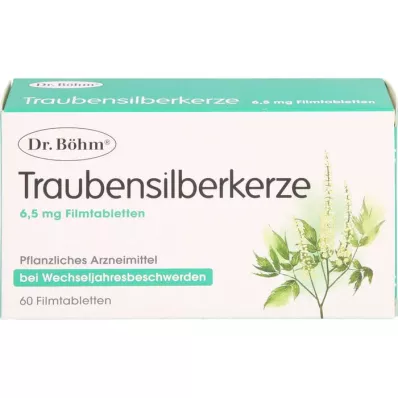 DR.BÖHM Filmdragerade tabletter med 6,5 mg svartkämpar, 60 st