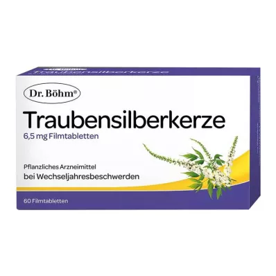 DR.BÖHM Filmdragerade tabletter med 6,5 mg svartkämpar, 60 st