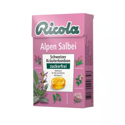Ricola utan sockerlåda med alpsalviagodis, 50 g