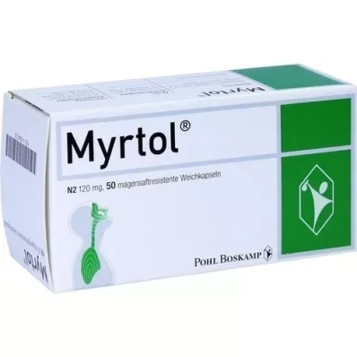 MYRTOL mjuka kapslar med enterisk överdrag, 50 st