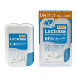 LACTRASE 6 000 FCC Tabletter i klickdispenser, 60 st