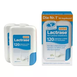 LACTRASE 6.000 FCC Tbl.in click dispenser dubbelförpackning, 2X120 st