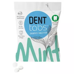 DENTTABS Tandborsttabletter stevia-mint utan fluor, 125 st
