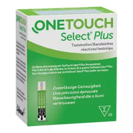 ONE TOUCH Select Plus teststickor för blodglukos, 50 st