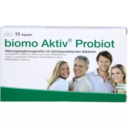 BIOMO Aktiva Probiot-kapslar, 15 kapslar