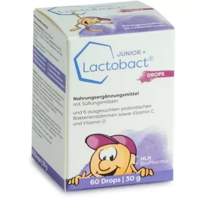 LACTOBACT Junior Drops sugtabletter, 60 st