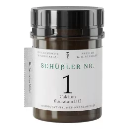 SCHÜSSLER NR.1 Kalciumfluoratum D 12 tabletter, 400 st