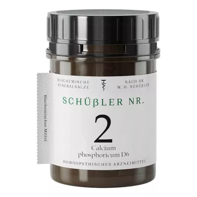 Schüssler No.2 Calcium phosphoricum D 6 tabletter, 400 stycken Schüssler No.2 Calcium phosphoricum D 6 tabletter, 400 stycken