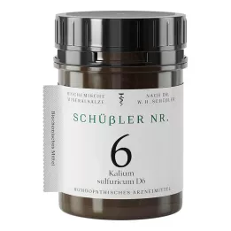 SCHÜSSLER Nr.6 Kalium sulphuricum D 6 Tabletter, 400 st