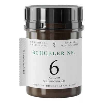 Schüssler No.6 Kalium sulfuricum D 6 tabletter, 1000 st