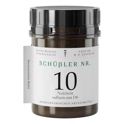 Schüssler No. 10 Sodium sulfuricum D 6 tabletter, 400 st