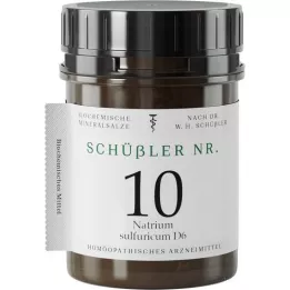 SCHÜSSLER NR.10 Natrium sulfuricum D 6 tabletter, 1000 st