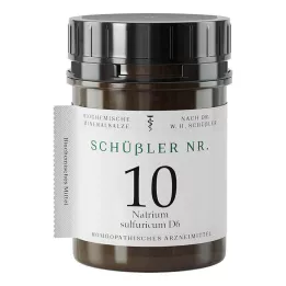 SCHÜSSLER NR.10 Natrium sulfuricum D 6 tabletter, 1000 st