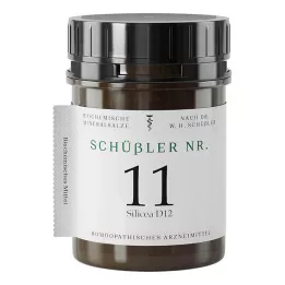 SCHÜSSLER Nr.11 Silicea D 12 tabletter, 1000 st