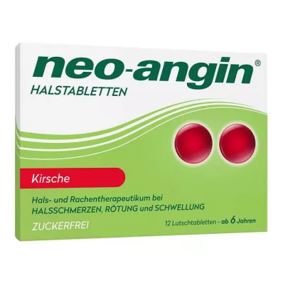 neo-angin halstabletter körsbärsockerfria, 12 st neo-angin halstabletter körsbärsockerfria, 12 st