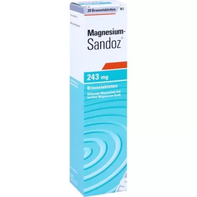 MAGNESIUM SANDOZ 243 mg brustabletter, 20 st