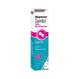 Magnesium Sandoz 243 mg brustabletter, 20 st