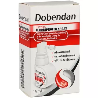 DOBENDAN Direkt Flurbiprofen Spray 8,75 mg/dos.mun, 15 ml