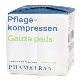 PFLEGEKOMPRESSEN Non-woven 10x10 cm icke-steril 4-faldig, 100 st