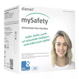 DIAMET mySafety säkerhetspenna Kan.31 G 0,25x8 mm, 100 st
