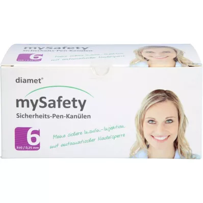 DIAMET mySafety säkerhetspenna Kan.31 G 0,25x6 mm, 100 st