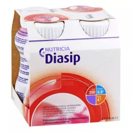 DIASIP Jordgubbssmak, 4X200 ml