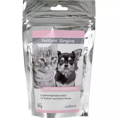 FELIGUM Gingiva tuggdroppar för katter/små hundar, 120 g