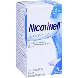 NICOTINELL Spearmint tuggummi 2 mg, 96 st