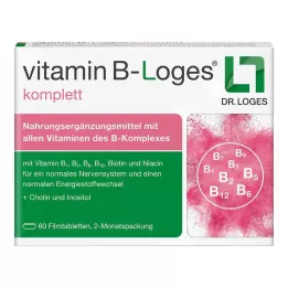VITAMIN B-LOGES kompletta filmdragerade tabletter, 60 st