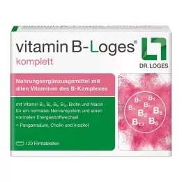 VITAMIN B-LOGES kompletta filmdragerade tabletter, 120 st