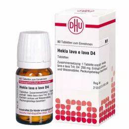 HEKLA lava e lava D 4 tabletter, 80 st