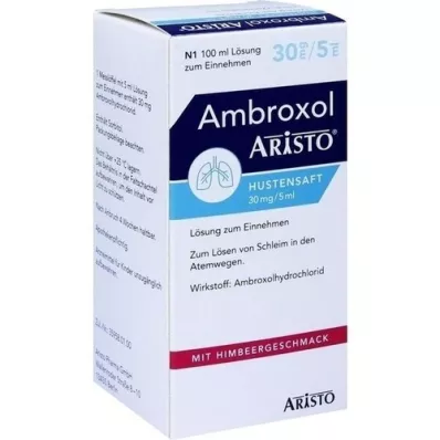 AMBROXOL Aristo hostmedicin 30 mg/5 ml Oral lösning, 100 ml