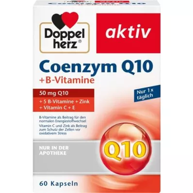 DOPPELHERZ Coenzym Q10+B Vitaminkapslar, 60 kapslar