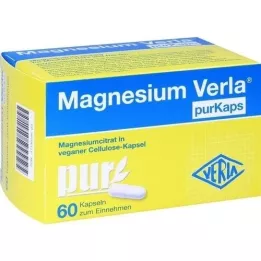 MAGNESIUM VERLA purKaps veganska kapslar för oral användning, 60 st