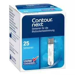 CONTOUR Next Sensors teststickor, 1X25 st