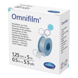 OMNIFILM Fixeringsgipsfolie 1,25 cm x 5 m, 1 st